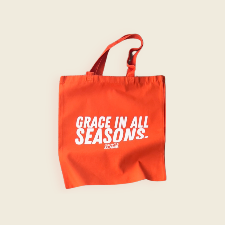 Grace In All Seasons Heavy Cotton Canvas Tote